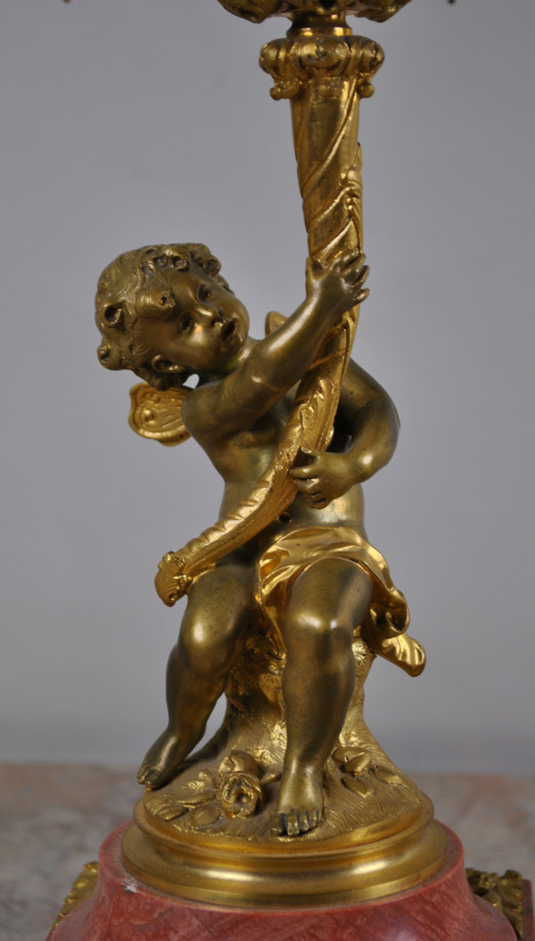 *special offer*2 candelabri in bronzo per bambini