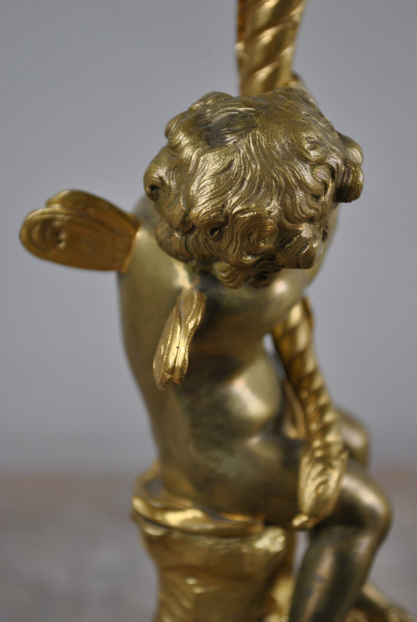*special offer*2 candelabri in bronzo per bambini