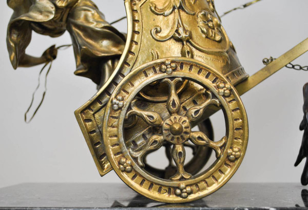 Carro romano, Domenech Pfeffer, scultura della fine del XIX secolo