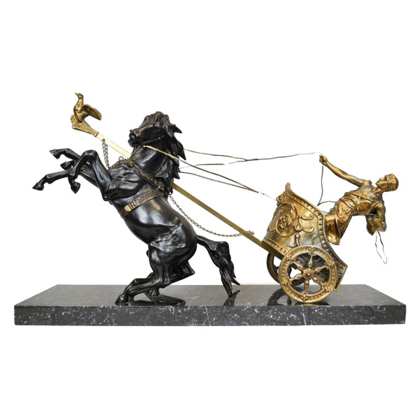 Carro romano, Domenech Pfeffer, scultura della fine del XIX secolo