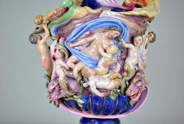 *Offre spéciale *Grande Aiguière En Porcelaine, Allemagne? XIXème Siècle