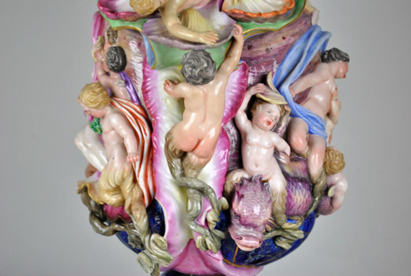 *Offre spéciale *Grande Aiguière En Porcelaine, Allemagne? XIXème Siècle