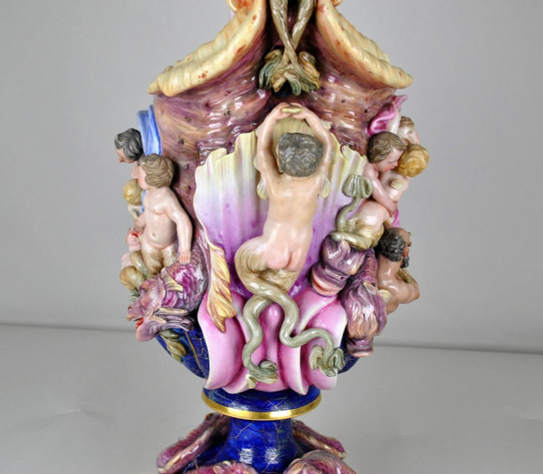 *Offre spéciale *Grande Aiguière En Porcelaine, Allemagne? XIXème Siècle