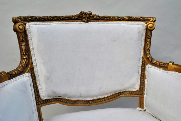 Marquise En Bois Doré, Style Louis XVI, XXème Siècle