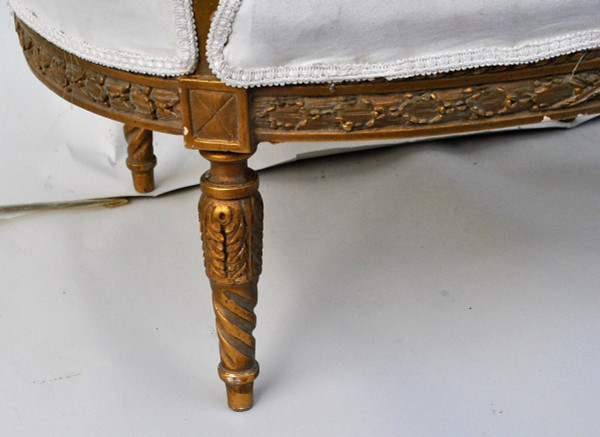 Marquise En Bois Doré, Style Louis XVI, XXème Siècle
