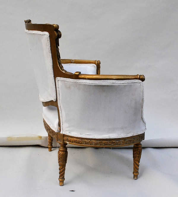 Marquise En Bois Doré, Style Louis XVI, XXème Siècle