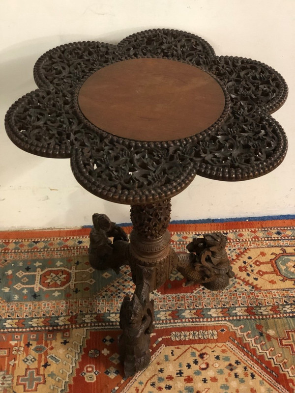 Tavolino Thai - Legno esotico, inizi del XX secolo