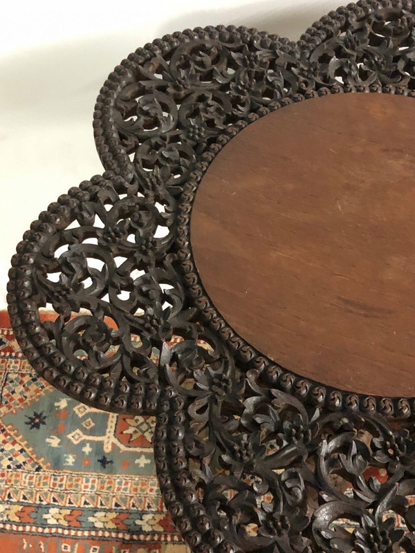 Tavolino Thai - Legno esotico, inizi del XX secolo