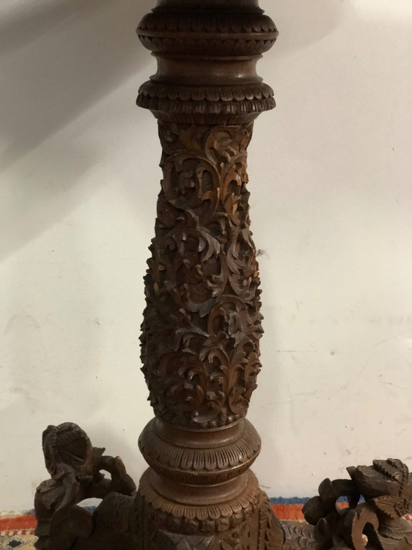 Tavolino Thai - Legno esotico, inizi del XX secolo