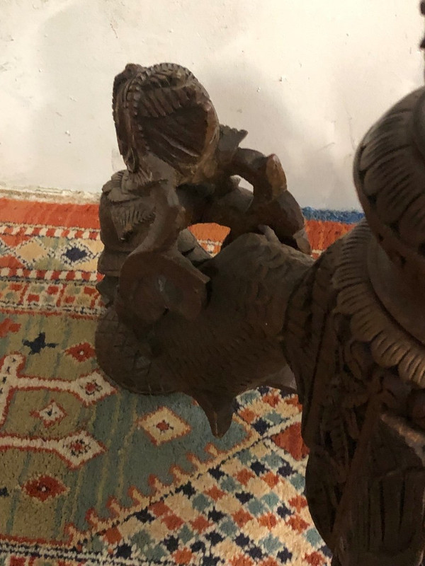 Tavolino Thai - Legno esotico, inizi del XX secolo