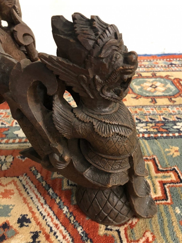 Tavolino Thai - Legno esotico, inizi del XX secolo