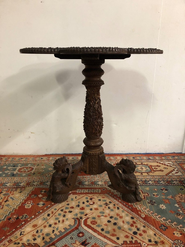 Tavolino Thai - Legno esotico, inizi del XX secolo