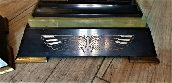 *Offre spéciale  * Egyptomania Trim, In Marble And Onyx, 19th Century