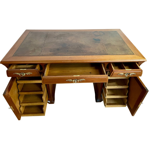 Bureau Majorelle Art Nouveau, modèle Hémisphères
