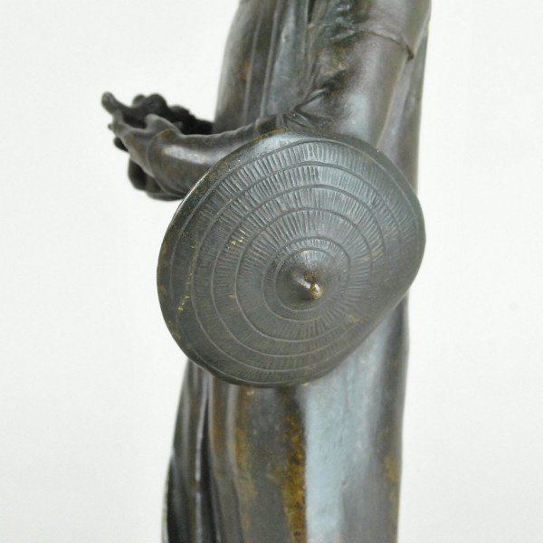 Coccodrillo cinese in bronzo, modello raro di H Galy, XIX secolo