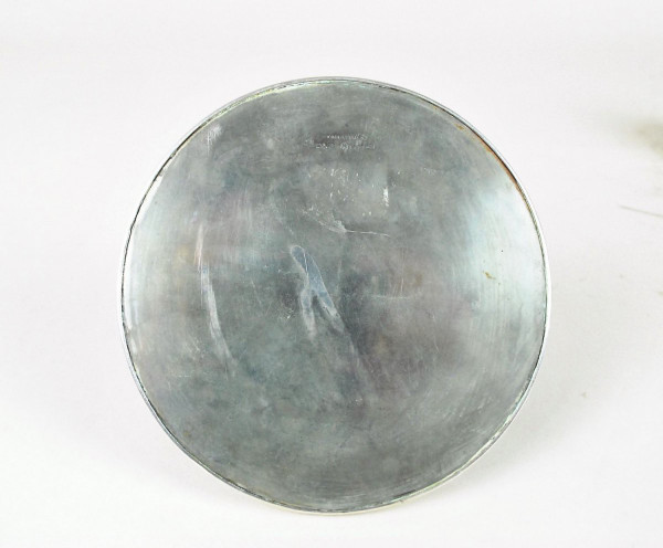 Inkwell And Matchbox In Enameled Silver Metal, Yamanaka, Art Deco 20th Century
