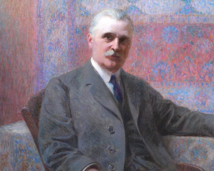 Marcel POGGIOLI, Presumed portrait of the composer Vincent d'INDY
