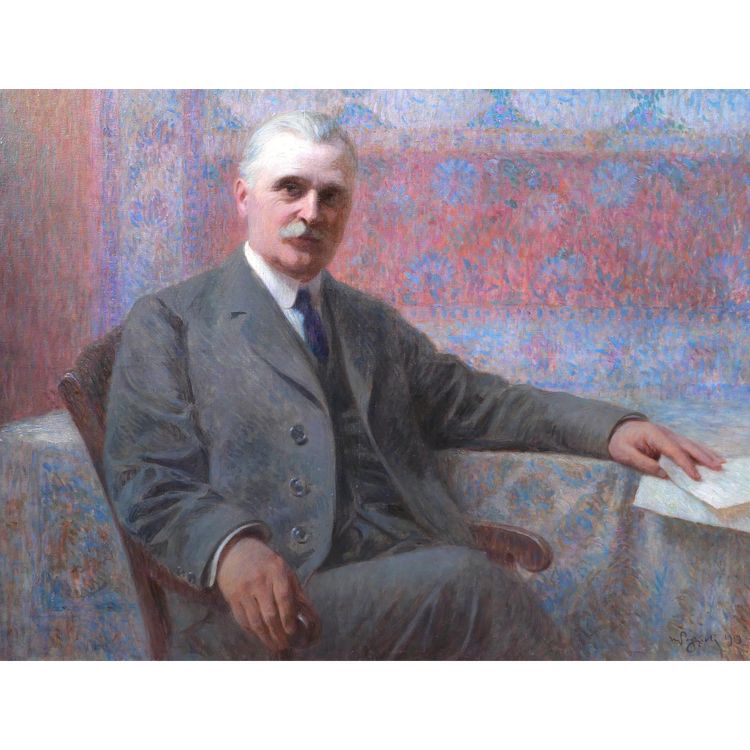Marcel POGGIOLI, Presumed portrait of the composer Vincent d'INDY