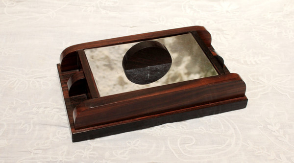 Art Deco rosewood and metal box circa 1930