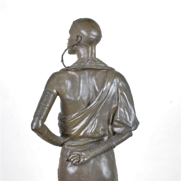 *Offre spéciale*Coppia di Grandi Bronzi di Massai, XX Secolo