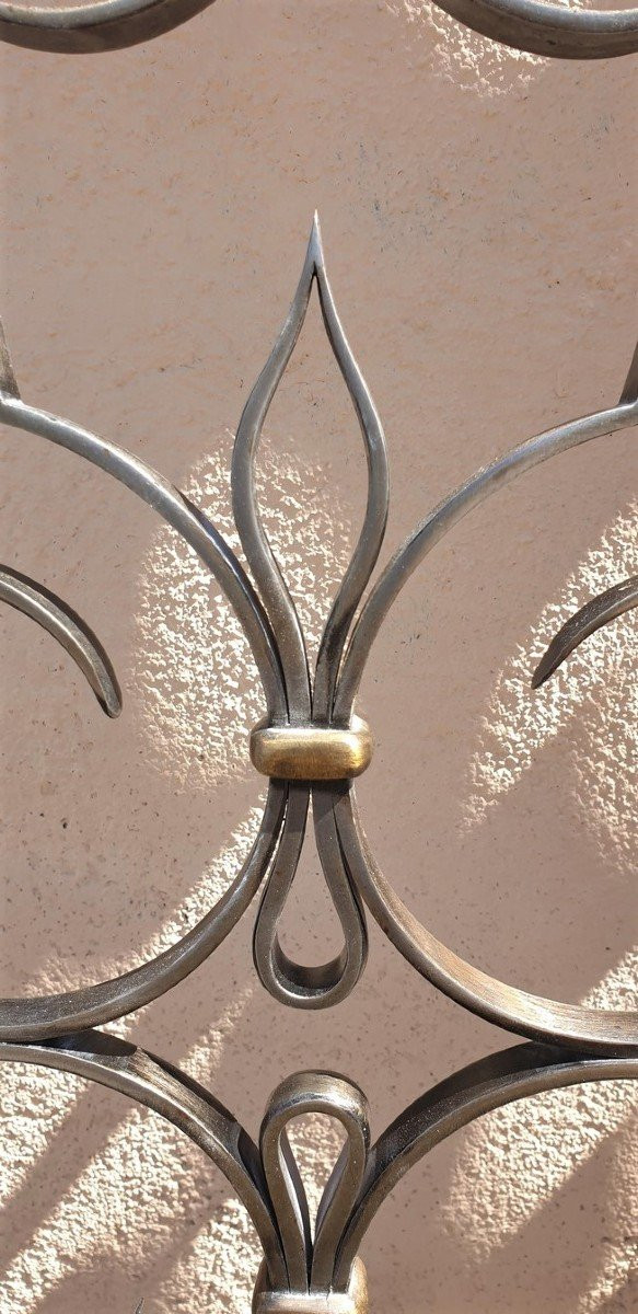 *Offre spéciale*Charles Piguet, Double-porte d'Intérieur En Fer Forgé, Début XXème Siècle