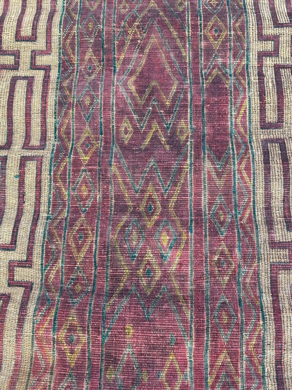 Grande Natte - Paillasse De Tente Mauritanienne Début XXéme L 300 cm