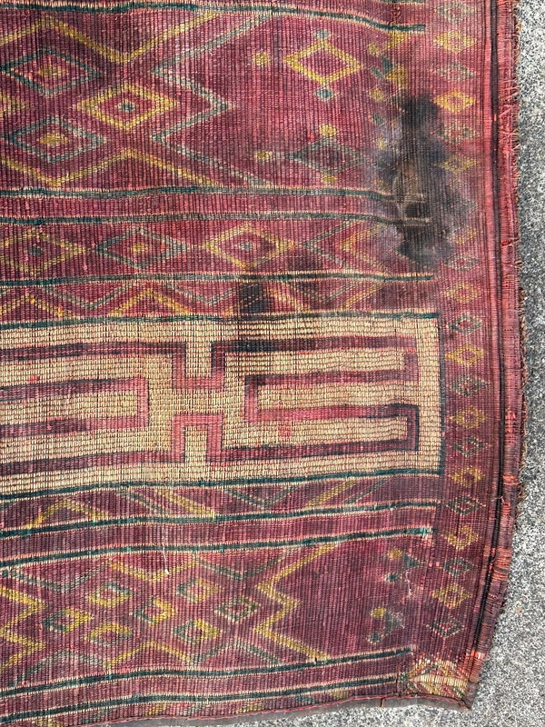 Grande Natte - Paillasse De Tente Mauritanienne Début XXéme L 300 cm
