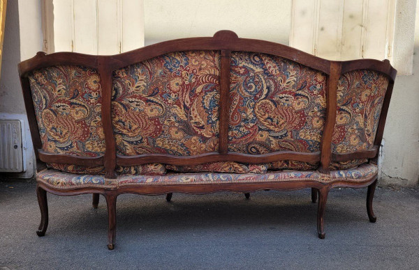 *Offre spéciale *Basket Sofa In Walnut, 18th Century Period