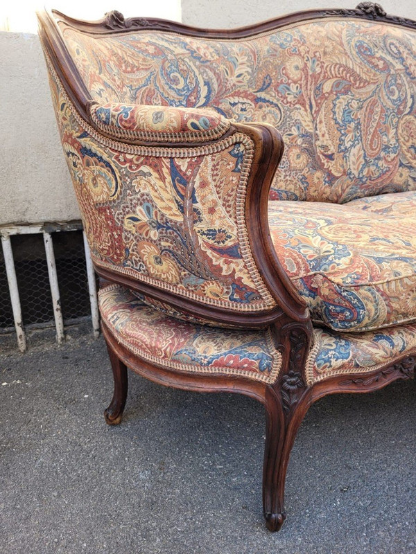 *Offre spéciale *Basket Sofa In Walnut, 18th Century Period