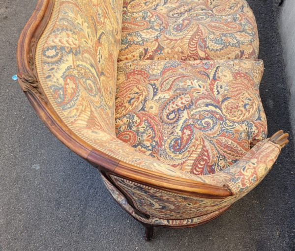 *Offre spéciale *Basket Sofa In Walnut, 18th Century Period