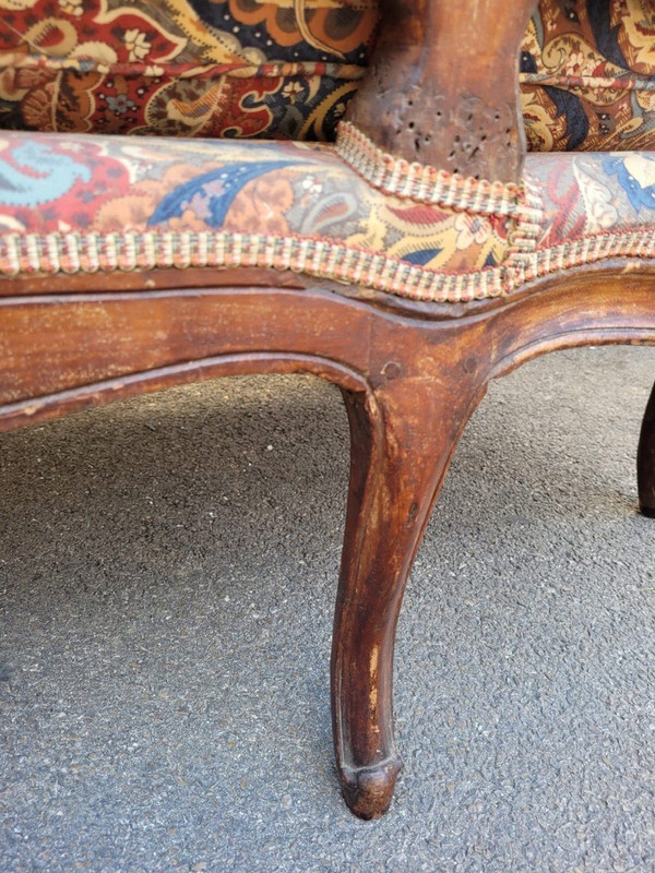 *Offre spéciale *Basket Sofa In Walnut, 18th Century Period