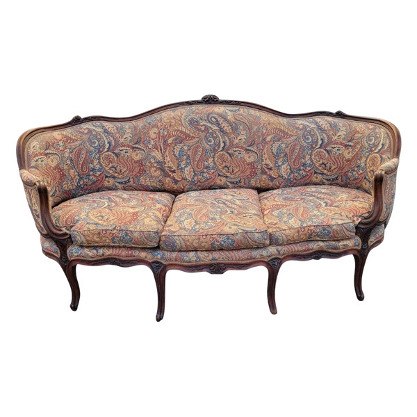 *Offre spéciale *Basket Sofa In Walnut, 18th Century Period