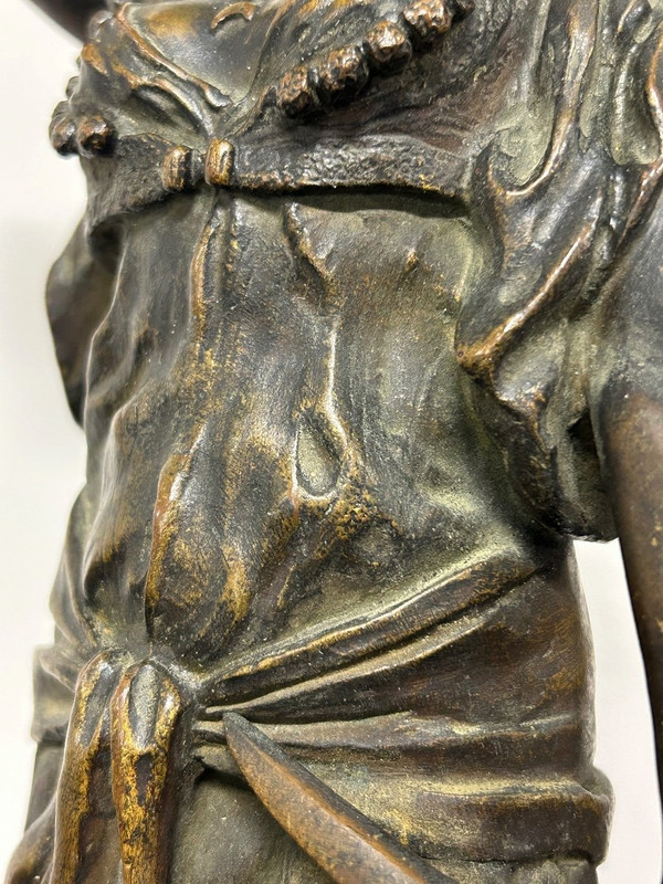 Édouard Letourneau (1851-1907) Giuditta - Scultura in bronzo orientalista