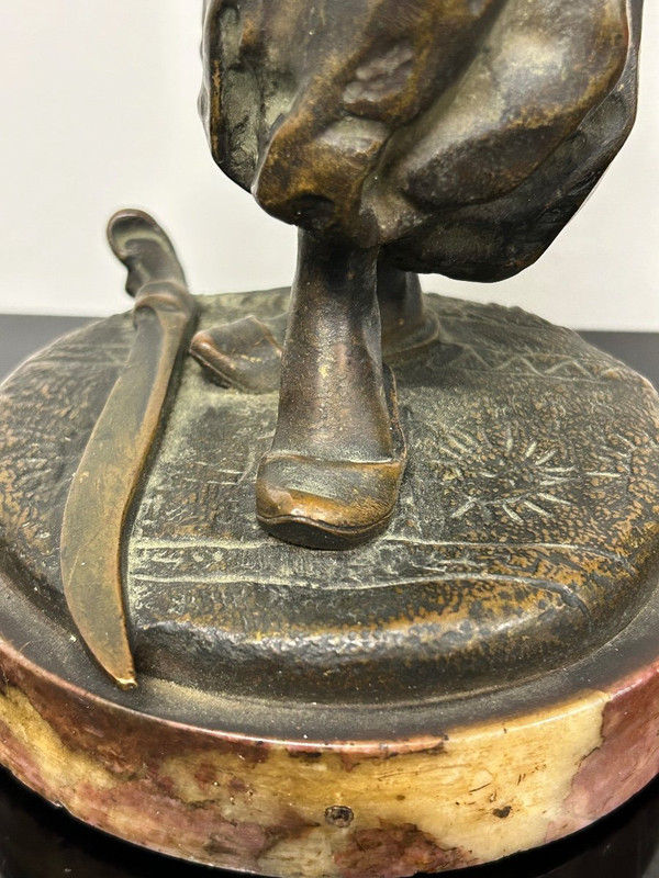 Édouard Letourneau (1851-1907) Giuditta - Scultura in bronzo orientalista