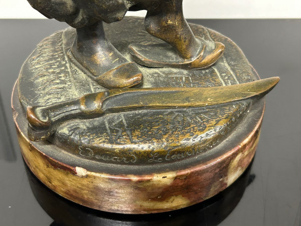 Édouard Letourneau (1851-1907) Giuditta - Scultura in bronzo orientalista
