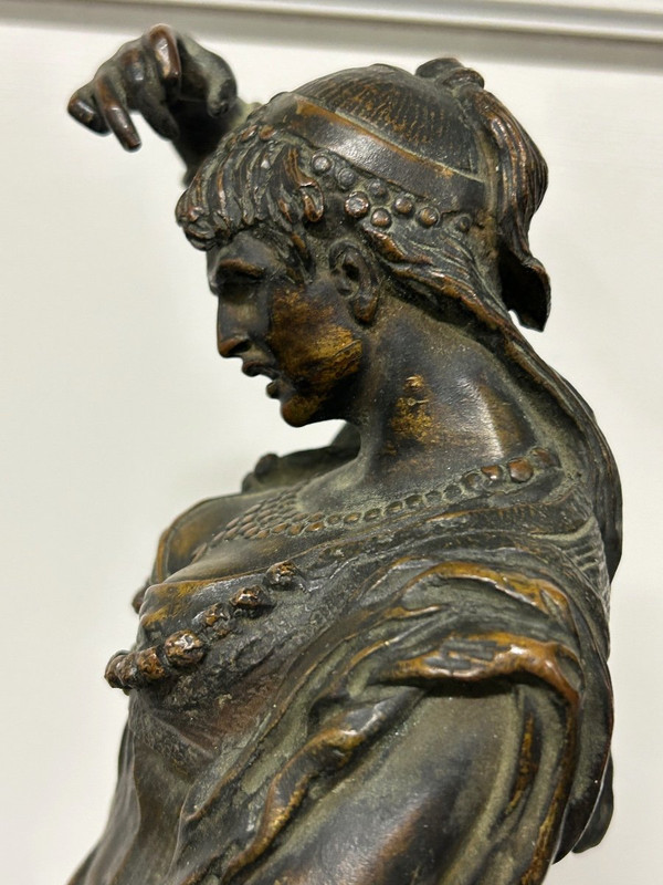 Édouard Letourneau (1851-1907) Giuditta - Scultura in bronzo orientalista