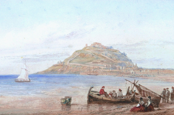 Jean Christophe Frédéric-François D'ANDIRAN, Vue animée de San Sebastián (Donostia)