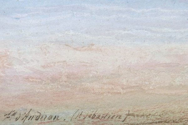 Jean Christophe Frédéric-François D'ANDIRAN, Vue animée de San Sebastián (Donostia)