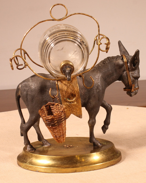 Cave à Liqueur à l'âne d'époque Napoléon III