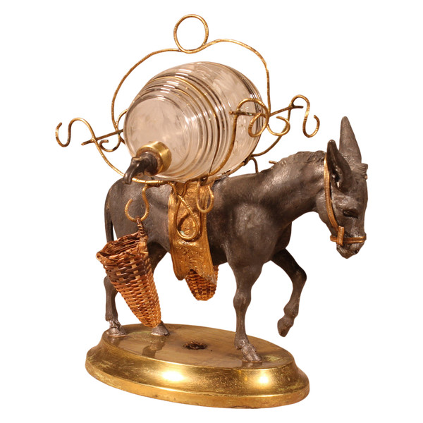 Cave à Liqueur à l'âne d'époque Napoléon III