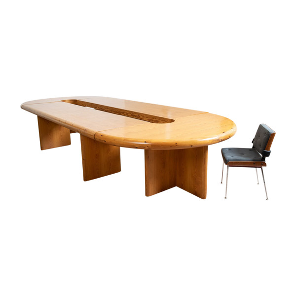 Conference table by Rainer Daumiller for hirtshals savværk møbler, 1980