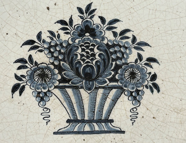 Rouen Earthenware Dish 18th Century Diameter 36 Cm