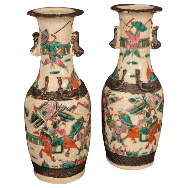  Pair of Chinese vases
