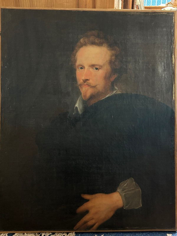Anthony Van Dyck After - Porträt von Johannes Baptista Franck um 1621 - Anfang des 19. Jahrhunderts