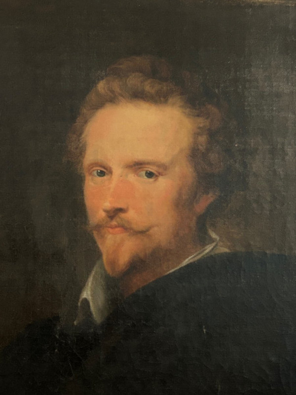 Anthony Van Dyck After - Porträt von Johannes Baptista Franck um 1621 - Anfang des 19. Jahrhunderts