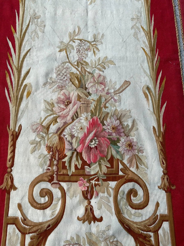 Pair Of Doors In Aubusson Tapestry Late 19th Century