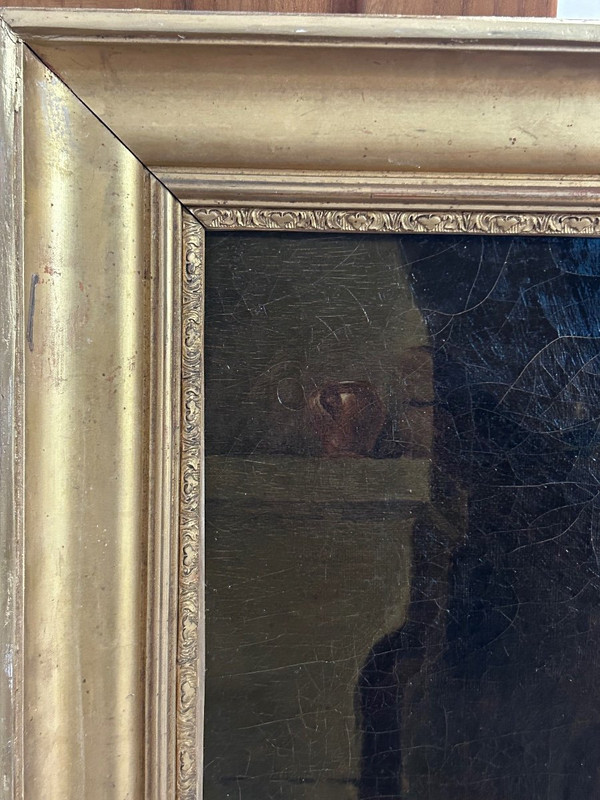 Gasthausszene Im Geschmack Von David Teniers Raucher Mit Fass Holländische Schule Anfang 19.