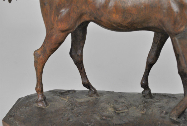 Cheval En Bois Sculpté, Forêt Noire, XIXème Siècle
