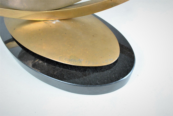 Carmello Cappello, Scultura In Bronzo Su Base, XX Secolo