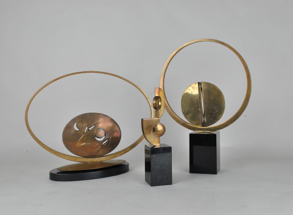 Carmello Cappello, Scultura In Bronzo Su Base, XX Secolo